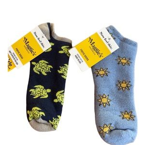 NWT Maggie’s Organics Footie Socks, 2 pairs